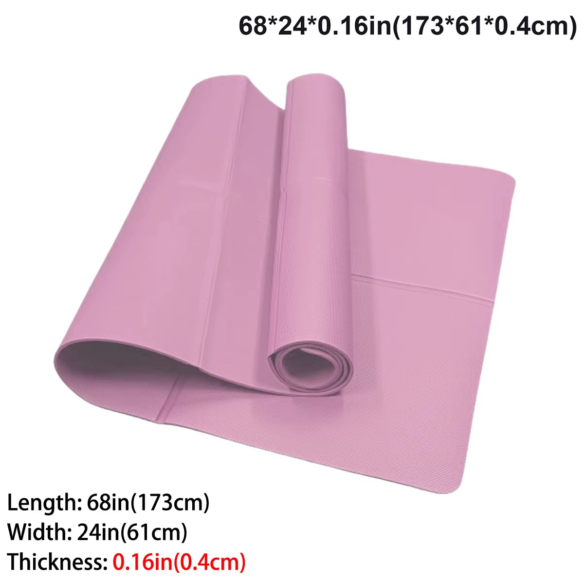 Foldable Yoga Mat Eco Friendly EVA Folding Travel Fitness Exercise Mat 3Mm/4Mm/6Mm Thicknesses for Yoga Pilates & Floor Workouts