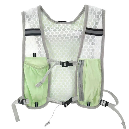 Running Vest for Women Men, Adjustable Chest Strap Running Hydration Vest Lightweight Reflective Hydration Backpack for Marathon