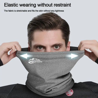 1/2Pcs Running Velvet Thermal Neck Warmer Ski Riding Snowboard Scarf Men Women Winter Sports Hiking Cycling Bandana