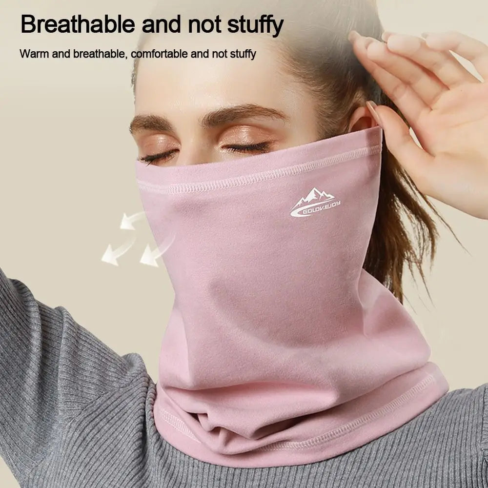 1/2Pcs Running Velvet Thermal Neck Warmer Ski Riding Snowboard Scarf Men Women Winter Sports Hiking Cycling Bandana