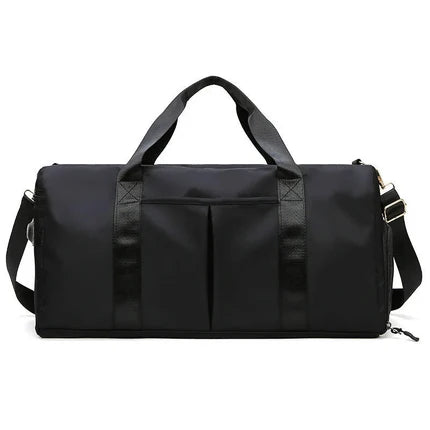 Gym Bag with Shoe Compartment and Wet Bag, Women'S Airplane Travel Duffel Bag, Sports Fitness Tote Bag for Swimming Yoga