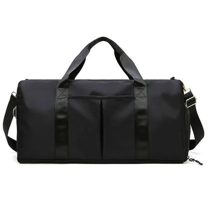 Gym Bag with Shoe Compartment and Wet Bag, Women'S Airplane Travel Duffel Bag, Sports Fitness Tote Bag for Swimming Yoga